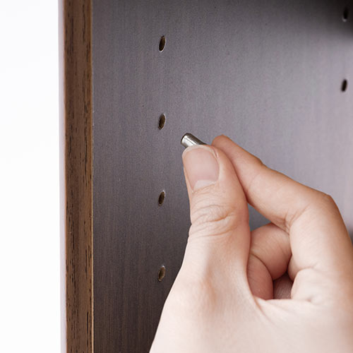 ルーター収納ボックス モデム収納 ラック ケーブルボックス コード収納 隙間収納 木製 扉付き ファックス台 電話台 FAX台 幅32cm ダークブラウン