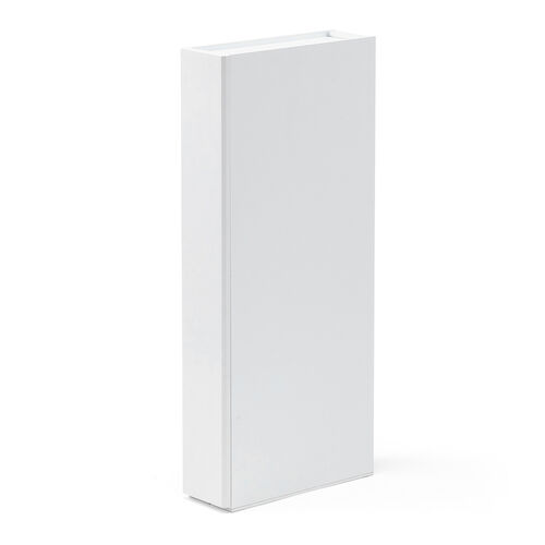 隙間収納ラック（スリムワゴン・幅12cm・高さ80cm・タップ収納・充電ステーション・配線整理・ルーター・Wi-Fi・モデム・扉付き・木製・5段・ホワイト×ホワイト）