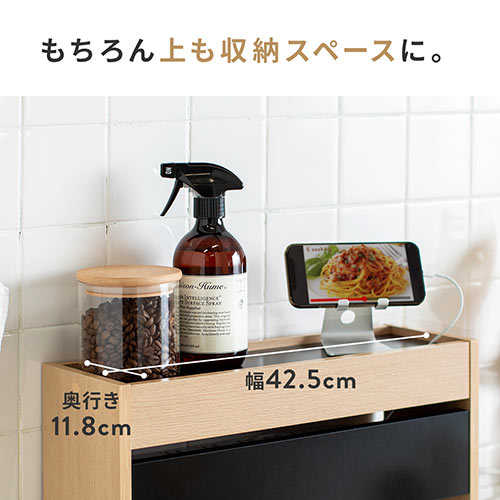 ケーブルボックス タップボックス 木製 ケーブル収納 タップ収納 スマホスタンド ノートパソコン収納対応 ライト木目