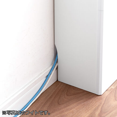 ルーター収納ボックス（大型ワイドタイプ・幅65cm・木製・スリム・壁面収納・ケーブルボックス・ダークブラウン）CB041DBRM