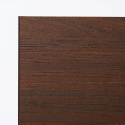 ルーター収納ボックス（ケーブルボックス・幅50cm・高さ65cm・コンセント付き・木製・スリム・壁面収納・電話台・ダークブラウン）