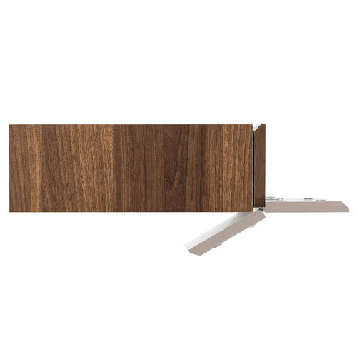 隙間収納ラック（スリムワゴン・幅12cm・高さ80cm・タップ収納・充電ステーション・配線整理・ルーター・Wi-Fi・Nintendo Switch・モデム・扉付き・木製・5段・ダークブラウン）