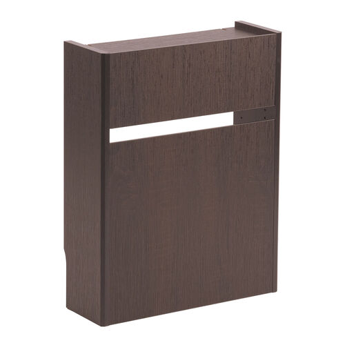 ルーター収納ボックス（ケーブルボックス・幅40cm・高さ52.4cm・充電ステーション・大型ルーター・Wi-Fi モデム・扉付き・木製・2段・ダークブラウン）