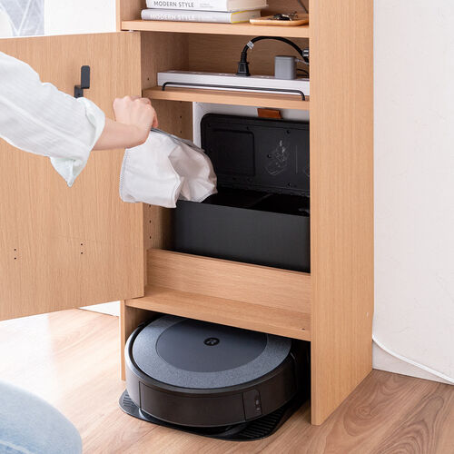 ロボット掃除機 自動ゴミ収集機能付き ダストボックスごと隠せる！自動ゴミ収集機能付き機種に対応した