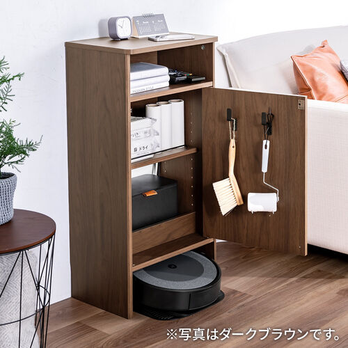 ロボット掃除機収納ボックス（自動ゴミ収集機能付き機種対応