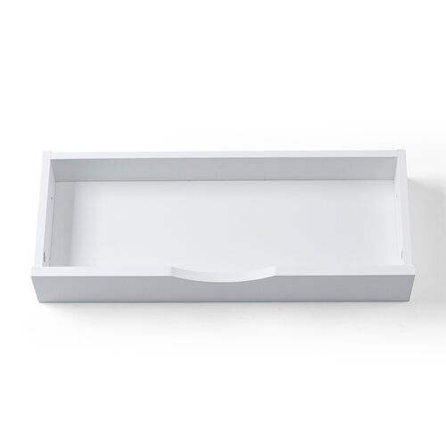 ルーター収納ボックス（電話台・幅60cm・扉付・引き出し付・木製・ケーブルボックス・コード収納・ゲーム機収納・ラック・FAX台・モデム収納・ホワイト）