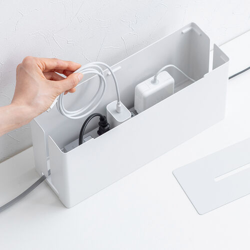 ケーブルボックス（電源まわり・目隠しボックス・タップ収納