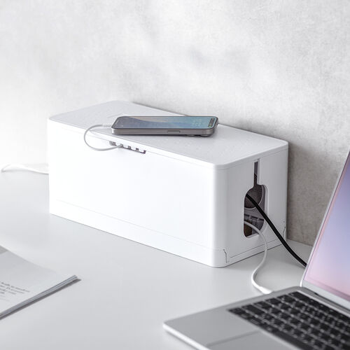 ケーブルボックス（電源まわり・目隠しボックス・タップ収納ボックス