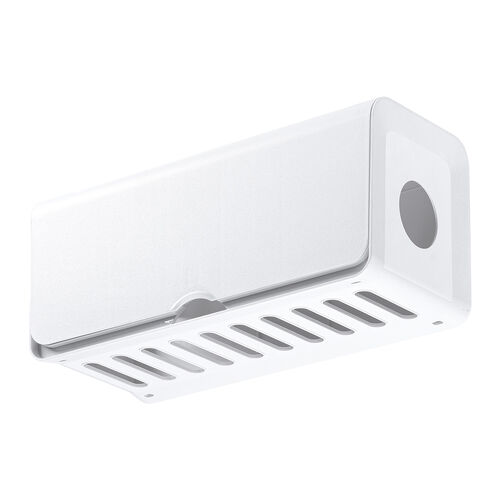 ケーブルボックス（電源まわり・目隠しボックス・タップ収納ボックス・ケーブル収納・幅32cm・充電ステーション・ABS樹脂・ポリカーボネート）