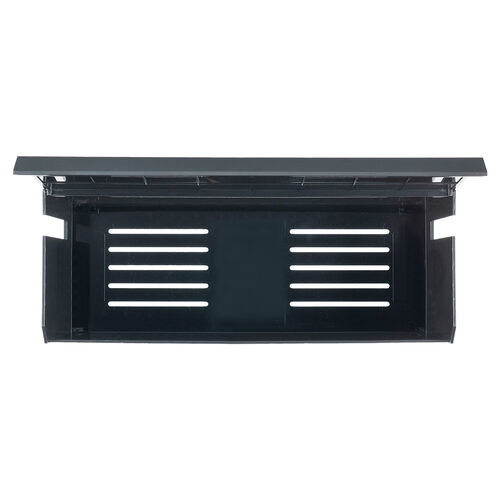 ケーブルボックス（電源まわり・VESA対応・テレビ裏収納・Switch/Switch2収納・ABS樹脂製・難燃グレードUL94-V0・完成品・幅40.1cm・ケーブル収納・ブラック）