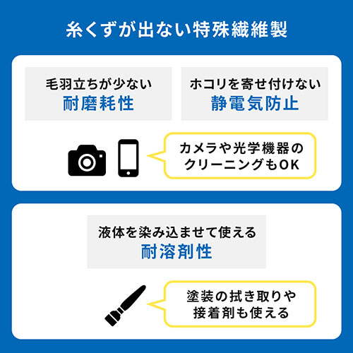 カメラクリーナー（センサークリーナー・先端15mm・ヘラ・10本入り・精密綿棒・クリーナー・メンテナンスキッド）