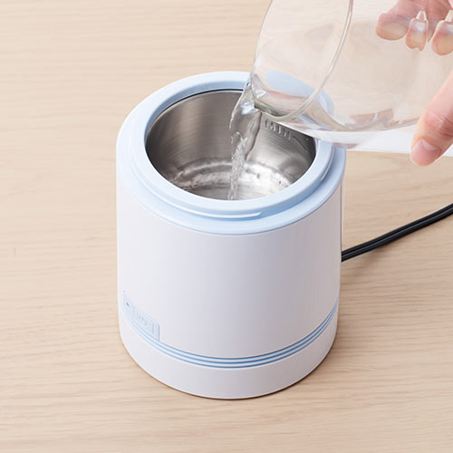 超音波洗浄機（コンパクトサイズ・オートオフ機能・アタッチメント付き・アクセサリ・AC電源・入れ歯洗浄機・時計・眼鏡）