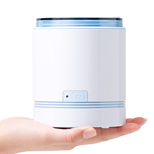 超音波洗浄機（コンパクトサイズ・オートオフ機能・アタッチメント付き・アクセサリ・AC電源・入れ歯洗浄機・時計・眼鏡）