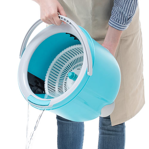 回転モップ（水拭きモップ・クリーナー・床掃除・床モップ・バケツつき）