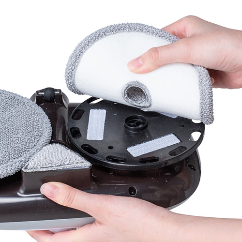 電動モップ (水拭き・回転・クリーナー・コードレス・充電式・LED付き・伸縮可能・軽量）