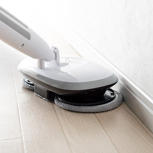 電動モップ (水拭き・回転・クリーナー・コードレス・充電式・LED付き・伸縮可能・軽量）