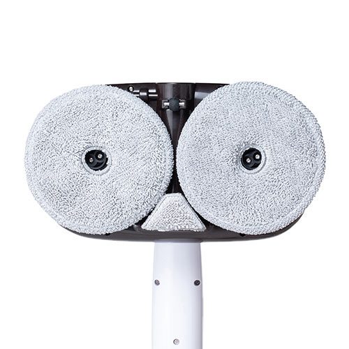 電動モップ (水拭き・回転・クリーナー・コードレス・充電式・LED付き・伸縮可能・軽量）