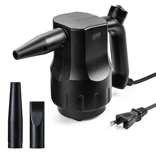 電動エアダスター AC電源 ケーブル長3m ブロワー ガス不使用 ノズル3種類付き