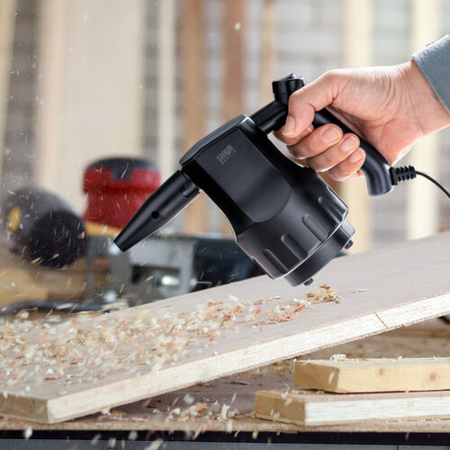 電動エアダスター AC電源 ケーブル長3m ブロワー ガス不使用 ノズル3種類付き