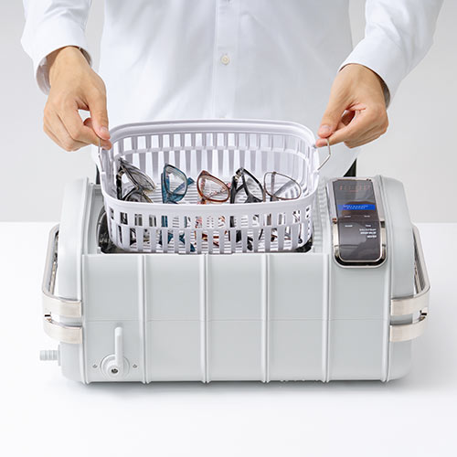 超音波洗浄機 タイマー機能 温水洗浄 容量3L （メガネ・時計・アクセサリー・プラモデル脱脂・塗装前洗浄・水温調整）