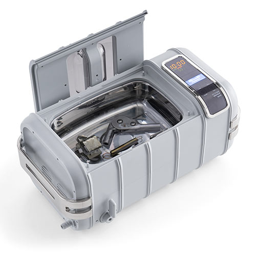 超音波洗浄機 タイマー機能 温水洗浄 容量3L （メガネ・時計・アクセサリー・プラモデル脱脂・塗装前洗浄・水温調整）