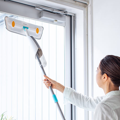 スプレーモップ 水拭き 消毒 洗剤 フロアモップ フローリング 床 掃除  拭き掃除