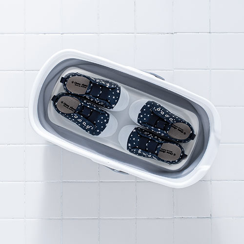 折りたたみバケツ 四角 小物入れ 12L 取っ手 コンパクト 掃除 洗濯 洗い桶 キッチン アウトドア 防災