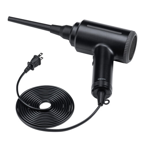 電動エアダスター（AC電源・ケーブル長3m・2段階風速・ノズル3種付き・ガス不使用・ブロワー・強力）