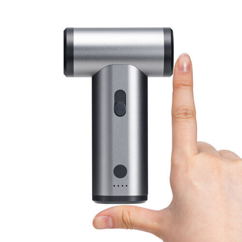 電動エアダスター（風量無段階調節・充電式・ノズル4種類付属・小型・軽量・ガス不使用・空気吸引・TypeC充電・逆さ噴射可能・クリーナー・PC掃除・空気入れ・ブラック）