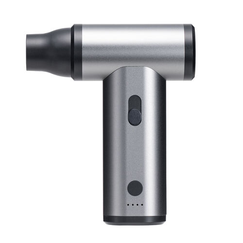 電動エアダスター（風量無段階調節・充電式・ノズル4種類付属・小型・軽量・ガス不使用・空気吸引・TypeC充電・逆さ噴射可能・クリーナー・PC掃除・空気入れ・ブラック）