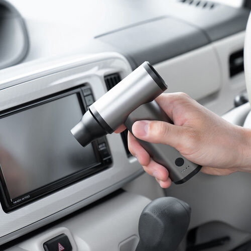 電動エアダスター（風量無段階調節・充電式・ノズル4種類付属・小型・軽量・ガス不使用・空気吸引・TypeC充電・逆さ噴射可能・クリーナー・PC掃除・空気入れ・ブラック）