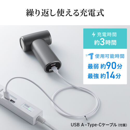 電動エアダスター（充電式・コンパクト・小型・軽量・風量4段階調節・ガス不使用・TypeC充電・逆さ噴射可能・クリーナー）