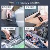 電動エアダスター（充電スタンド・風量無段階調節・ノズル2種類・小型・ガス不使用・TypeC充電・逆さ噴射可能・クリーナー・PC掃除・ブラック）