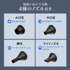 電動エアダスター（ブロワー・最大風速45m/s・超強力・洗車・風速無段階調整・充電式・コードレス・コンパクト）