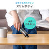 コードレスハンディクリーナー（コンパクト・車用掃除機・14000Pa・強力吸引・軽量・卓上掃除機・Type-C充電・HEPAフィルター付き・ブラック）