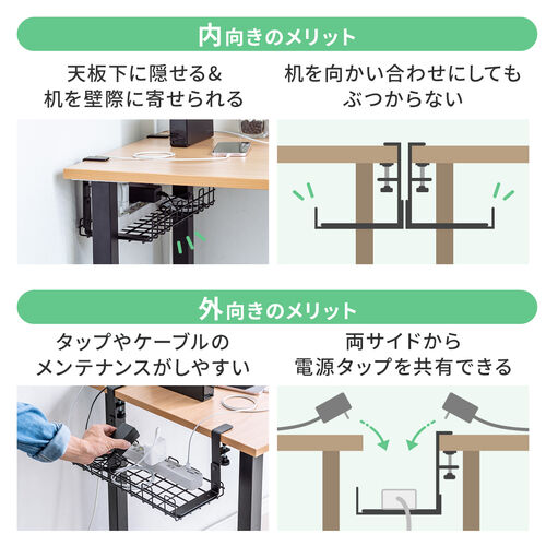ケーブルトレー（クランプ固定・ワイヤータイプ・幅40cm