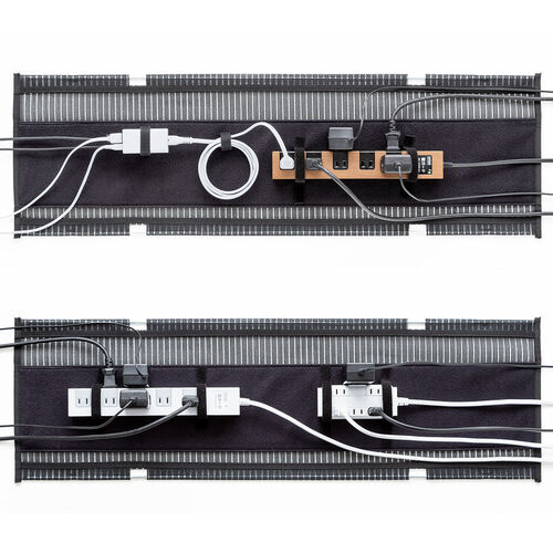 ケーブルトレー（デスクねじ固定・メッシュタイプ・幅90cm・ケーブル収納・ケーブルオーガナイザー・配線・収納・目隠し）