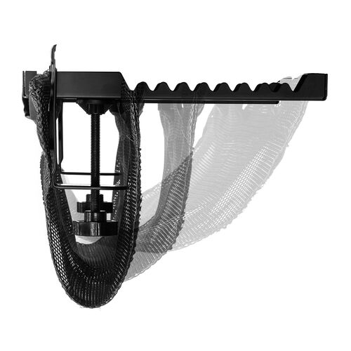 ケーブルトレー（ケーブルオーガナイザー・幅62cm・クランプ固定・メッシュタイプ・配線受け・電源タップ・ケーブル収納）