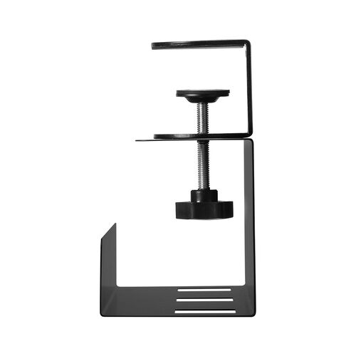 ケーブルトレー（ケーブルオーガナイザー・幅60cm・クランプ固定・スチールタイプ・配線受け・電源タップ・ケーブル収納・ブラック）