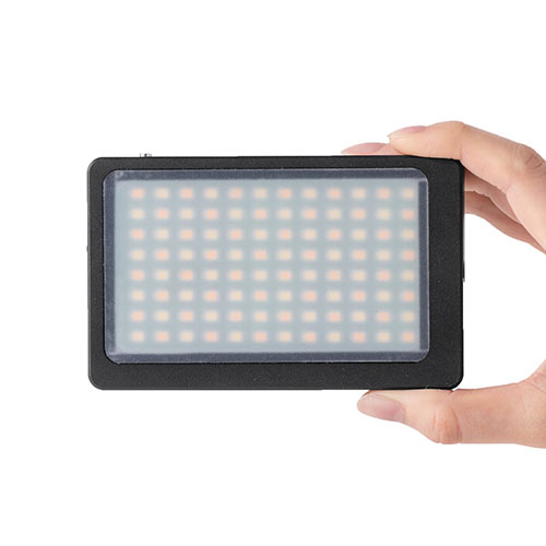 カメラLEDライト(ビデオライト・三脚対応・明るさ調節・色温度調節・充電式）