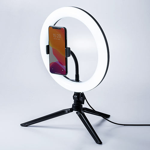LED リングライト リングライト（スマホ用・LEDリングライト・You Tube/自撮り向け