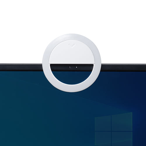 LEDリングライト（自撮り・スマホ/タブレット取付・クリップ・色調整・USB充電式・テレビ会議・自撮り・Zoom・Youtube・TikTok・Skype）