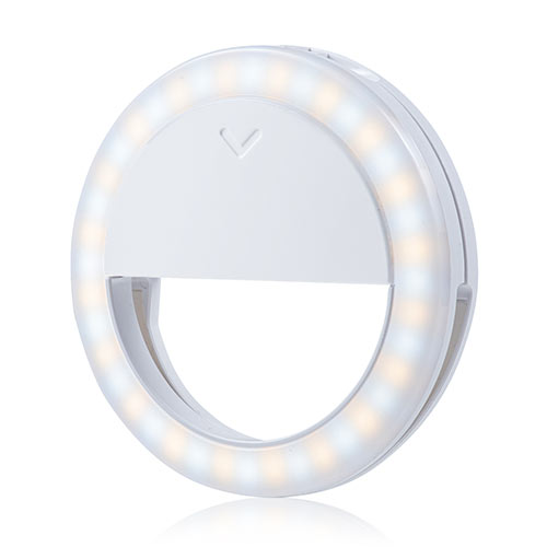 LEDリングライト（自撮り・スマホ/タブレット取付・クリップ・色調整・USB充電式・テレビ会議・自撮り・Zoom・Youtube・TikTok・Skype）