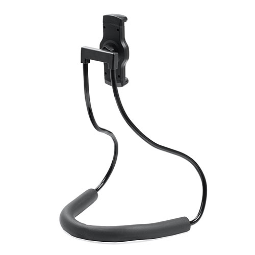 スマホホルダー(首掛け・動画視聴・タブレット・iPhone・iPad・撮影・腰取り付け・スタンド・フレキシブルアーム・ハンズフリー・角度調整)