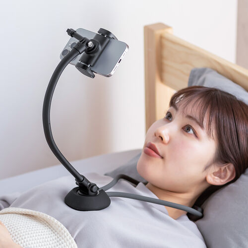 スマホホルダー（首掛け・動画視聴・撮影・寝ながらアーム・ハンズフリー・汎用ホルダー）