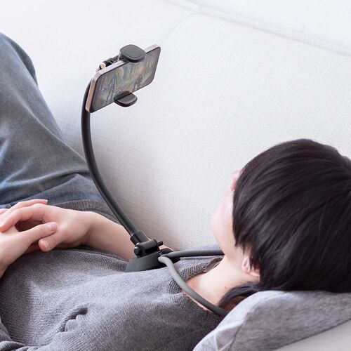 スマホホルダー（首掛け・動画視聴・撮影・寝ながらアーム・ハンズフリー・汎用ホルダー）