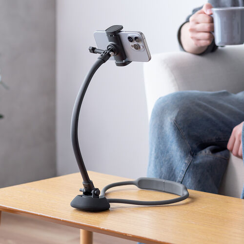 スマホホルダー（首掛け・動画視聴・撮影・寝ながらアーム・ハンズフリー・汎用ホルダー）