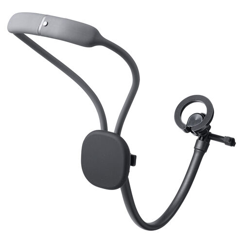 スマホホルダー（首掛け・動画視聴・撮影・寝ながらアーム・ハンズフリー・マグネット取付）