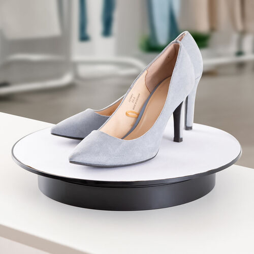 電動ターンテーブル（大型・回転台・32cm・静音・撮影用・360度回転・電池・USB電源・Lサイズ）