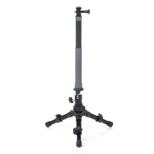 カーボン一脚（高所撮影ポール・軽量・スマホ撮影対応・最大1.2m）